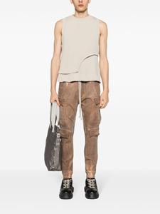 rickowensdrkshdw Rick Owens DRKSHDW Mastodoon Megacargo mid waist skinny jeans - Bruin