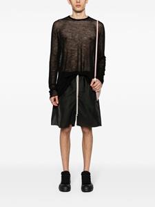 rickowens Rick Owens Semi-doorzichtige shorts - Zwart