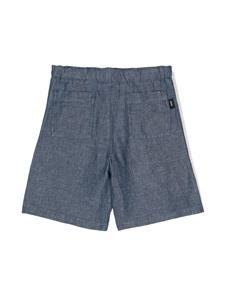 aspesikids Aspesi Kids Chambray bermuda shorts - Blauw