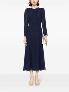Reformation Lysander midi-jurk - Blauw