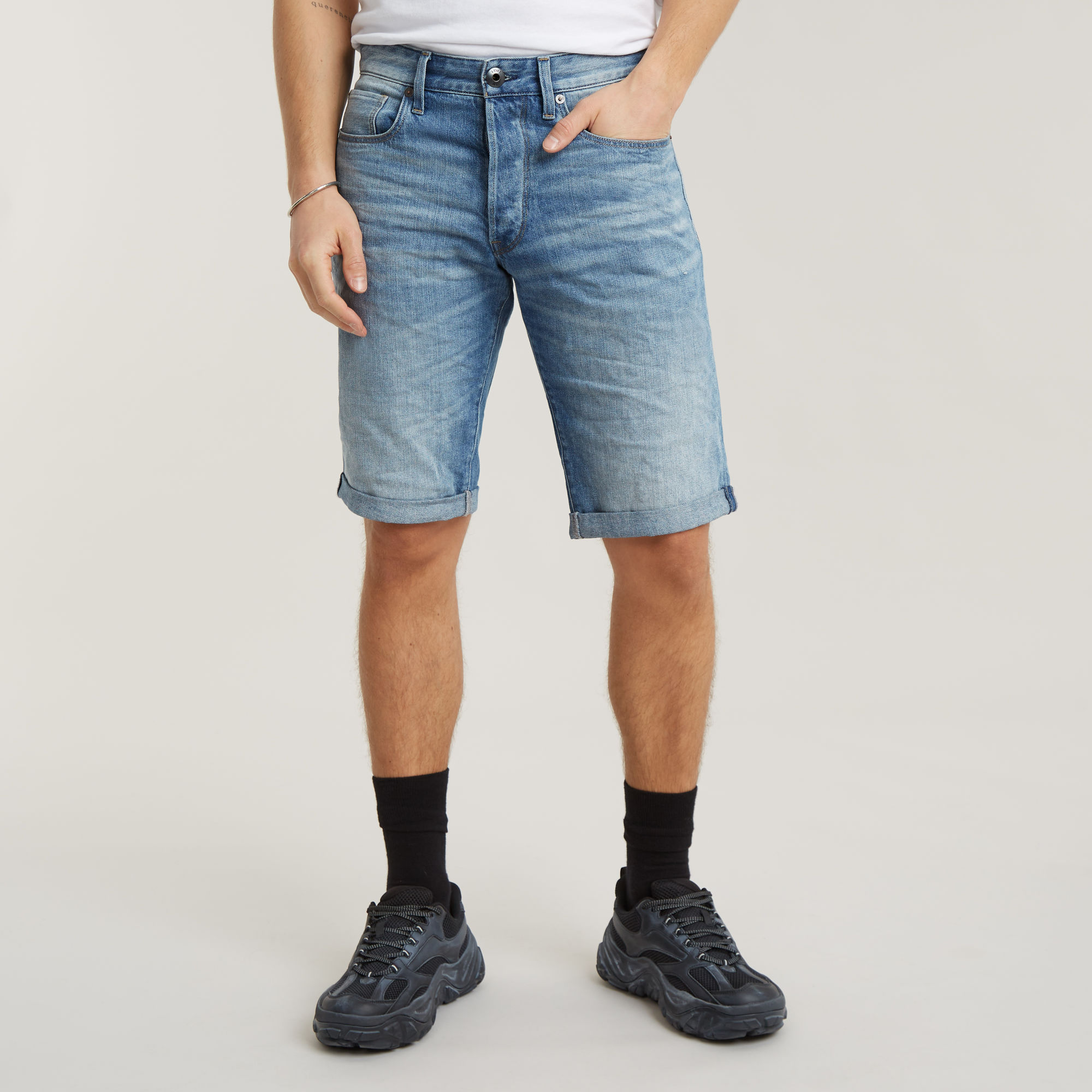 G-Star RAW 3301 Denim Short - Lichtblauw - Heren