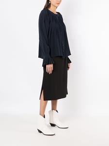 Olympiah Midi-rok met zijsplit - Zwart