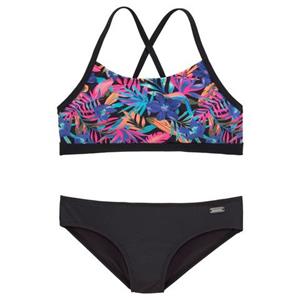 Bench. Bustierbikini Pitch Kids met trendy jungle-print