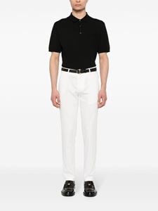 Boggi Milano Panama broek met toelopende pijpen - Wit