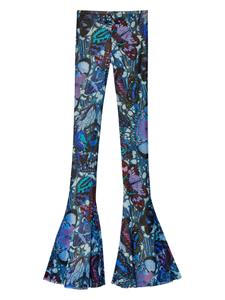 jeanpaulgaultier Jean Paul Gaultier Flared legging - Blauw
