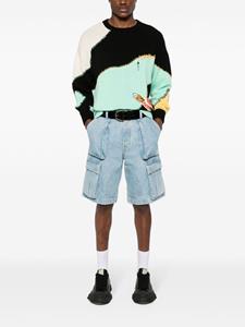 Nahmias Denim cargo shorts - Blauw