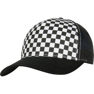 Flexfit by Yupoong Checkerboard Retro Trucker-pet One Size wit/zwart