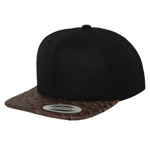 Yupoong Flexfit unisex leren snapback-pet