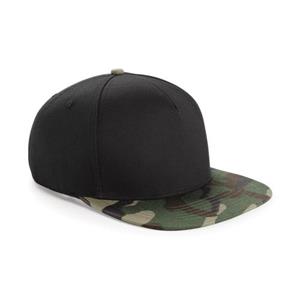 Beechfield Camouflage Retro Snapback Cap (2 stuks) One Size