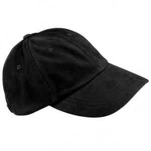 Beechfield unisex baseballpet met laag profiel, zwaar geborsteld katoen (pak van 2) One Size wit