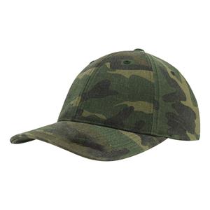 Flexfit Garment Washed Camo-baseballpet (pak van 2) S/M groen