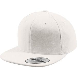 Flexfit by Yupoong Melton wollen snapback-pet One Size donkergrijze kleur