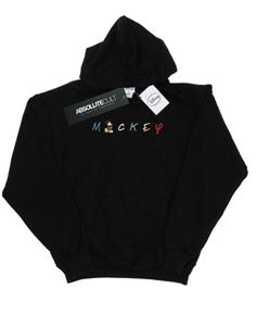 Disney Boys Mickey Mouse tekstlogo hoodie 12-13 zwart