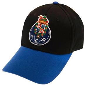FC Porto Unisex honkbalpet met Crest voor volwassenen One Size, zwart/blauw