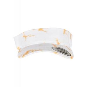 Yupoong Unisex volwassen Flexfit Batik Dye vizierpet One Size wit/zwart