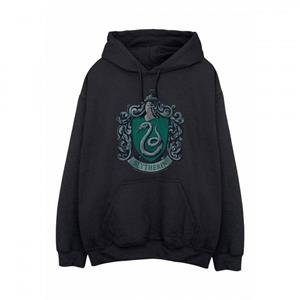 Harry Potter Mens Slytherin Cotton Hoodie L zwart