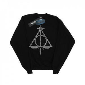 Harry Potter jongens Deathly Hallows symbool Sweatshirt 12-13 zwart