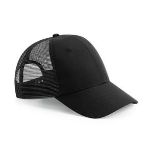 Beechfield gerecyclede snapback-pet One Size franse blauwe kleur