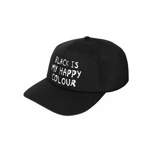 Grindstore Zwart is mijn vrolijke kleur baseballpet One Size zwart