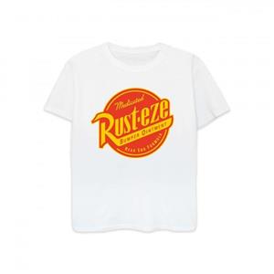 Cars katoenen T-shirt met roest-Eze-logo voor jongens 12-13 wit