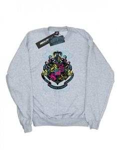 Harry Potter jongens neon Zweinstein Crest Sweatshirt 9-11 Years wit