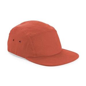 Beechfield katoenen canvas baseballpet One Size oranje