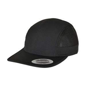 Flexfit unisex nylon snapback-pet voor volwassenen One Size zwart