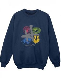 Harry Potter jongens emblemen H Spray Sweatshirt 7-8 Years wit