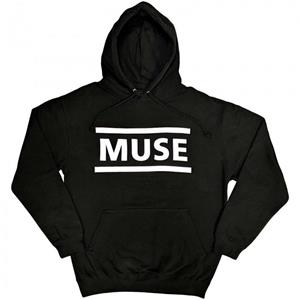 Pertemba FR - Apparel Muse Unisex hoodie met logo voor volwassenen L zwart