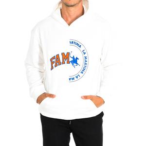 LA MARTINA Herenhoodie 11M090-FP533 L wit