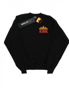 Disney Boys The Lion King Movie Lang Leve Borstprint Sweatshirt 12-13 wit