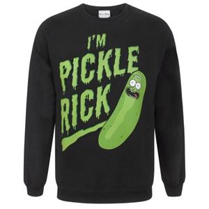 Rick And Morty Rick en Morty heren augurk Rick trui XL zwart