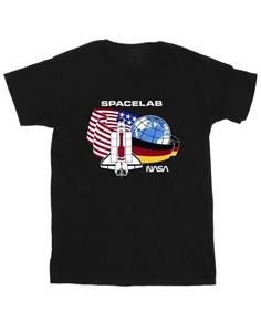 NASA jongens Space Lab T-shirt 7-8 Years zwart