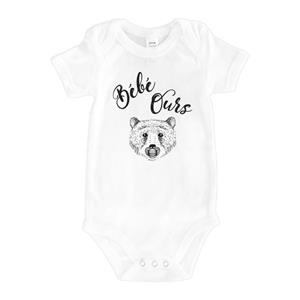 We are family Body BEBE OURS 6/12 mois wit