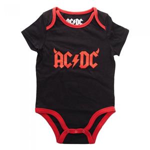 AC/DC Babyhoorns Babygroei 18 Months zwart