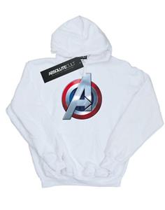 Marvel Heren Avengers 3D-logo hoodie L wit