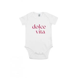 Ma Petite Tribu Body - DOLCE VITA ROOD 3/6 mois wit