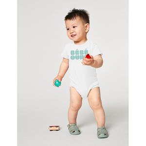 Ma Petite Tribu Romper - BABY BEER 2 JONGEN 3/6 mois wit