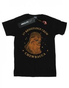 Star Wars: The Rise of Skywalker Boys Star Wars The Rise Of Skywalker Chewbacca First Resistance Crew T-shirt 9-11 Years wit