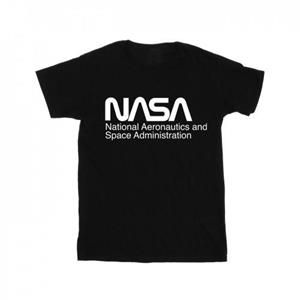 NASA jongenslogo éénkleurig T-shirt 9-11 Years wit