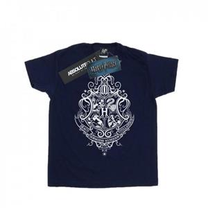 Harry Potter jongens Zweinstein Draco Dormians Crest T-shirt 7-8 Years wit