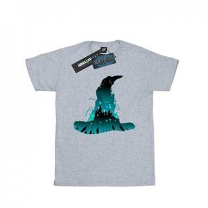 Harry Potter jongens Zweinstein silhouet T-shirt 12-13 zwart