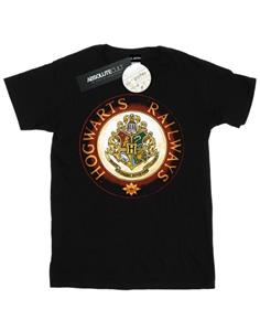 Harry Potter jongens Zweinstein Rail T-shirt 12-13 zwart