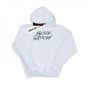 Marvel Heren Black Widow Movie Alt Logo Hoodie L wit