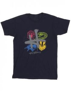 Harry Potter jongens emblemen H Spray T-shirt