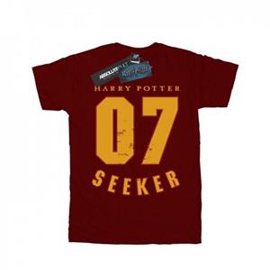 Harry Potter Girls Seeker 07 katoenen T-shirt 12-13 bordeaux