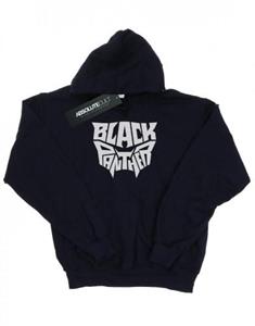 Marvel heren hoodie met Black Panther-embleem L wit