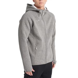 Joma Basilea Softshell hoodie, grijs herensweatshirt 3XL grijs