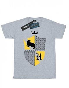 Harry Potter meisjes Huffelpuf schild katoenen T-shirt 12-13 wit