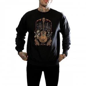 Disney Heren Coco Gitaar Katoenen Sweatshirt L zwart